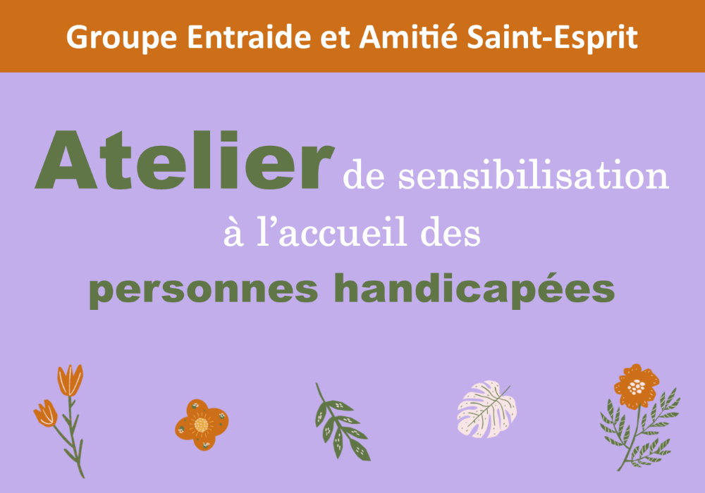 Atelier de sensibilisation à l’accueil des personnes handicapées