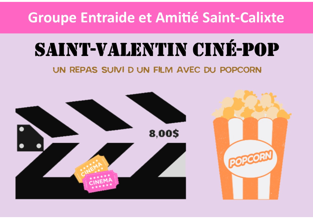 Cinépop pour la Saint-Valentin