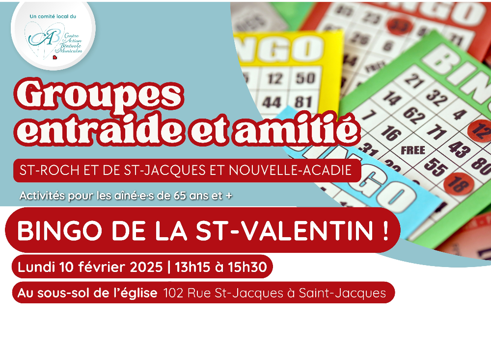 Bingo de la Saint-Valentin